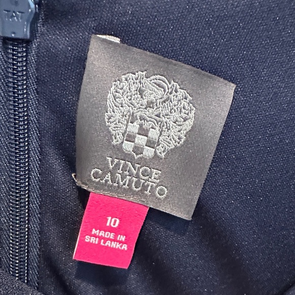 Vince Camuto Midnight Blue Long Sleeve Dress - Picture 2 of 5